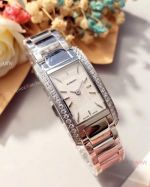 Swiss Quality Replica Burberry Lady Watches Stainless Steel White Face